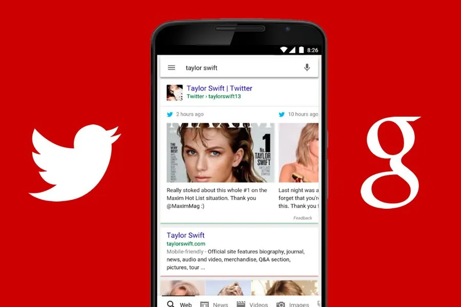 tweets-in-google | Laser Red | Digital Agency