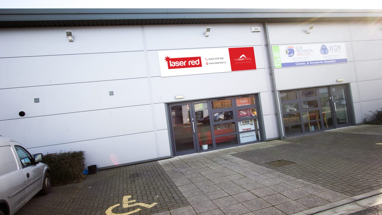 New HQ Enterprise Village Grimsby | Laser Red | Digital Agency