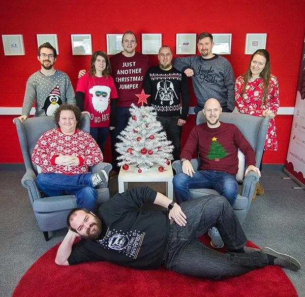 Christmas Jumper Day | Laser Red | Digital Agency
