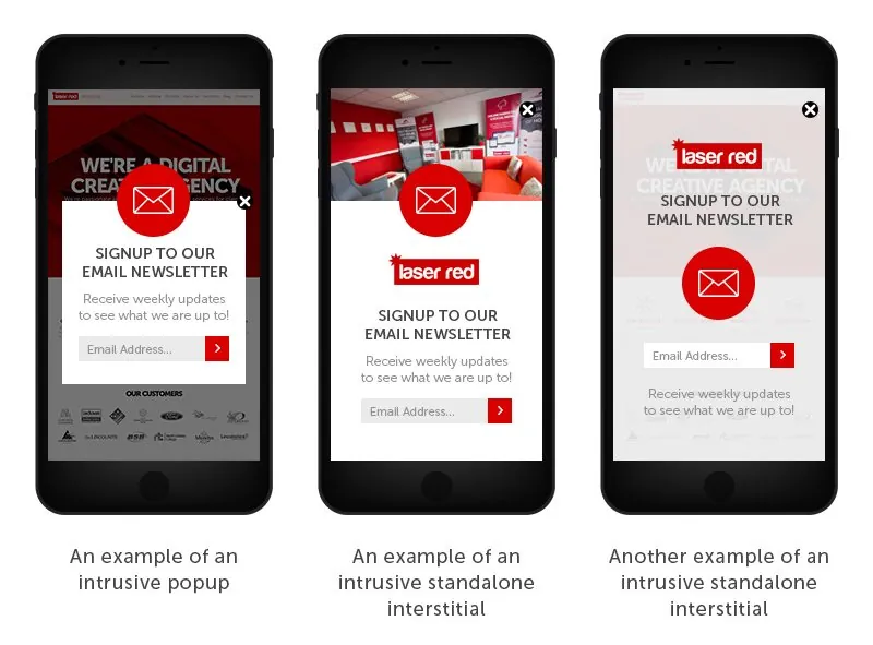 Mobile Adverts | Laser Red | Digital Agency