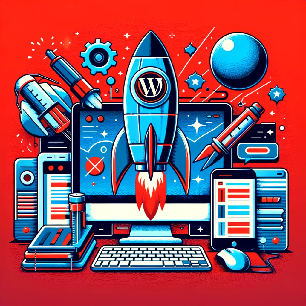 Supercharge Your WordPress website | Laser Red