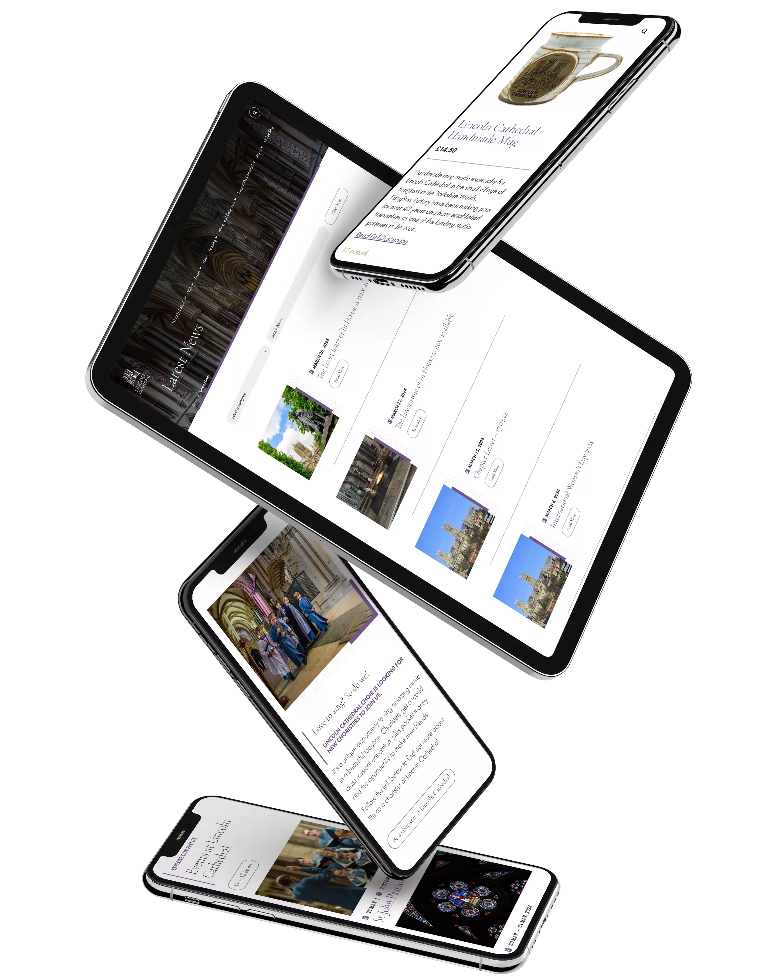 tablet and phones