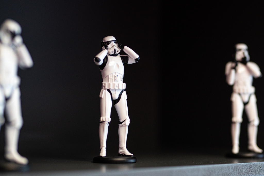 Stormtrooper figurines