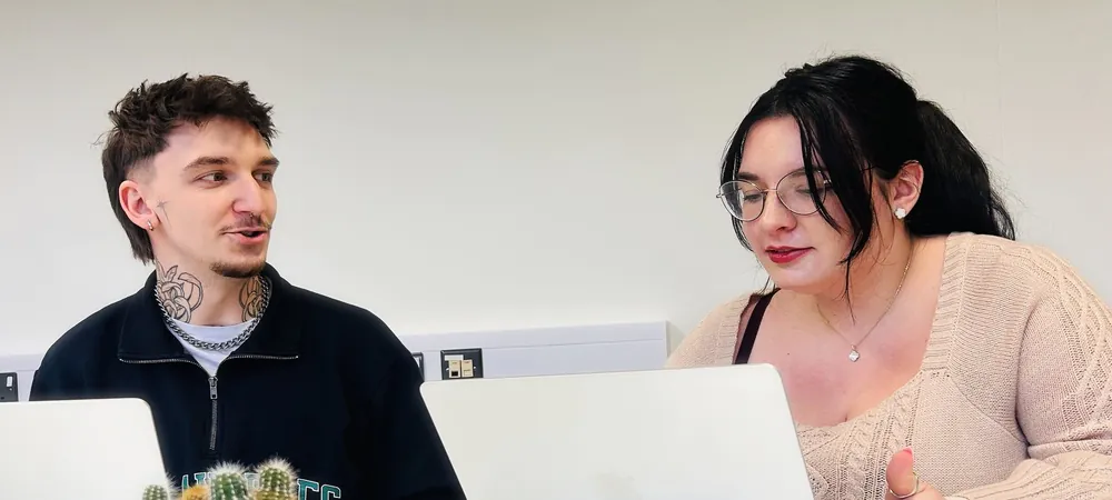 Sam and Lauren from our SEO team